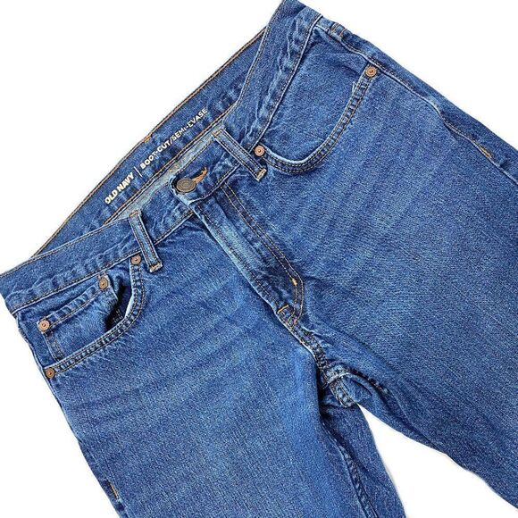 old Navy Medium Wash Boot Cut Jeans - Picture 6 of 6